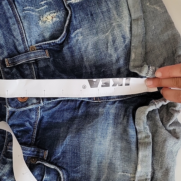 Zara Denim Rules By TRF Distressed Shorts - Picture 10 of 11